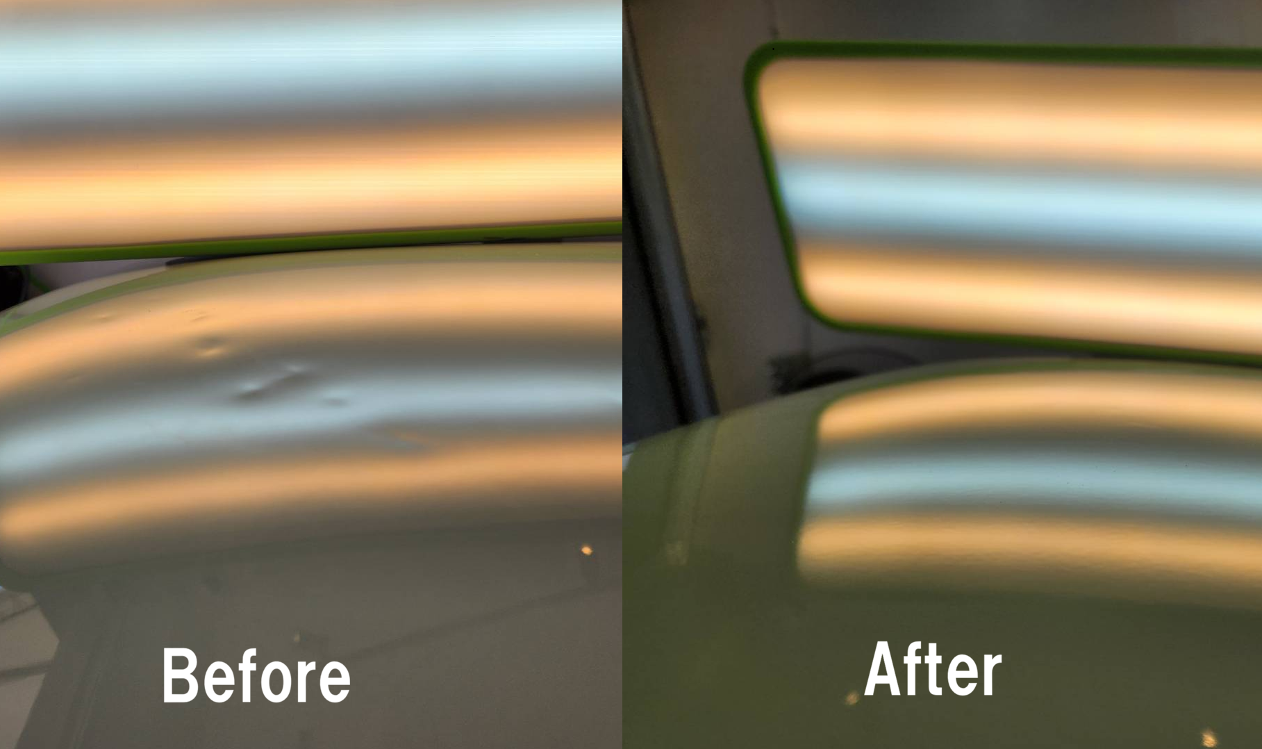 デントリペア施工事例1 Before/After